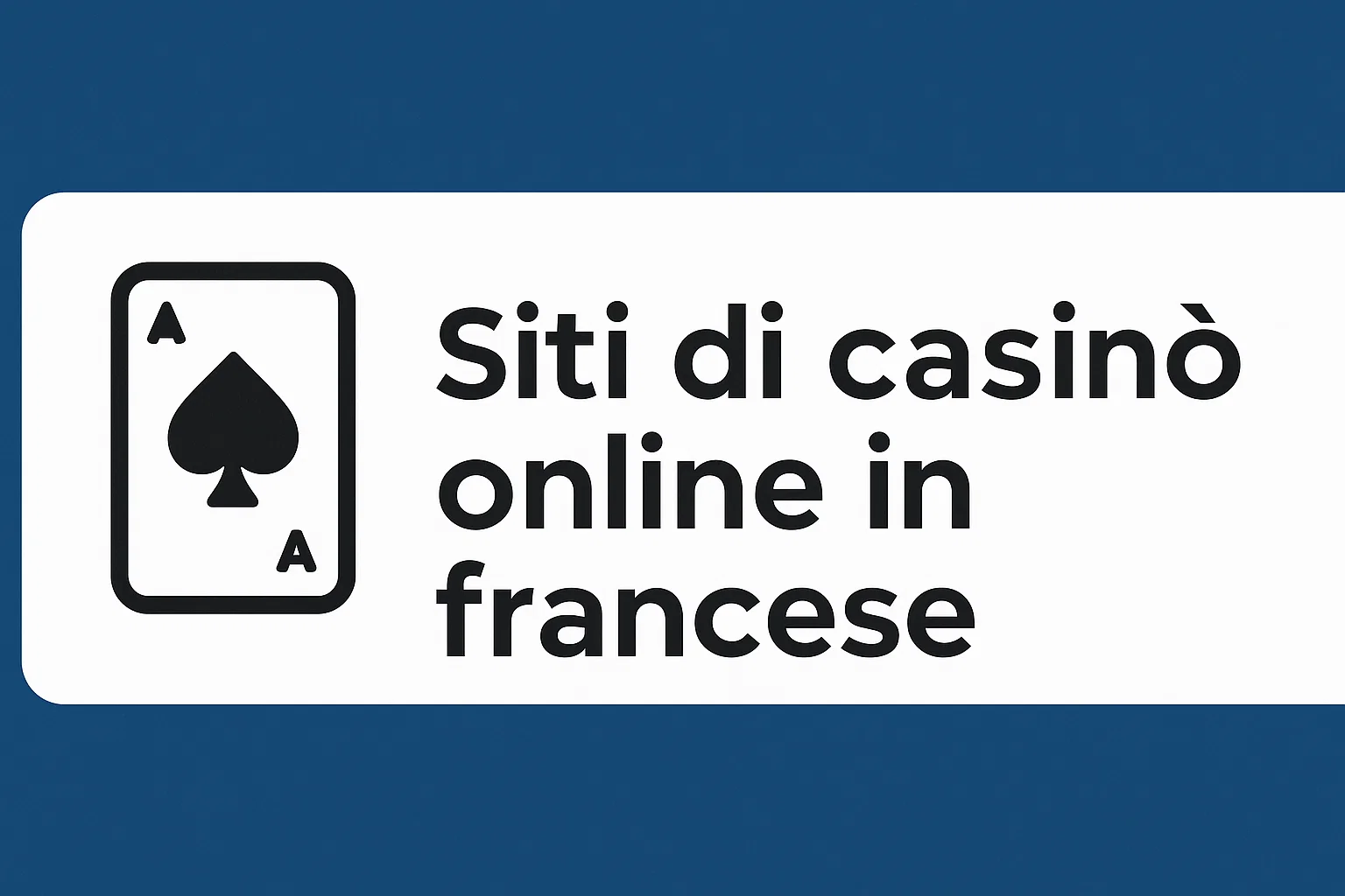 Siti di casinò online in francese